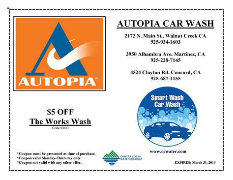Maybe you would like to learn more about one of these? Car Wash Coupons | Contra Costa Water District, CA