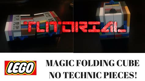 Lego Magic Folding Cube Tutorial No Technic Pieces Youtube