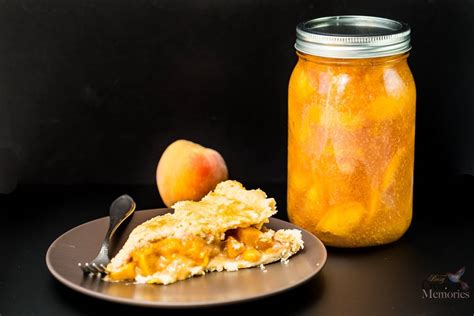 Homemade Canned Peach Pie Filling Recipe With Honey