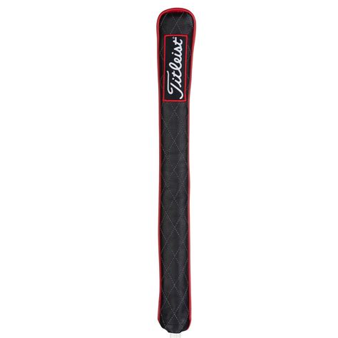 Titleist Golf Alignment Sticks Leather Cover Jet Black Scottsdale Golf
