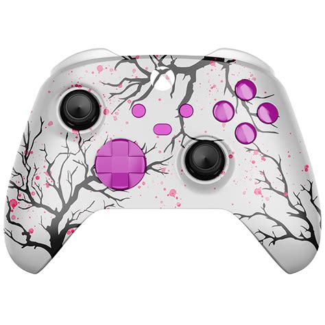 Xbox Series Sx Customizado Cherry Blossom Dash Controles