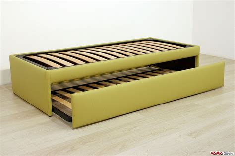 87 con secondo letto estraibile affiancato p. Letto Singolo con Letto Estraibile - VAMA Divani
