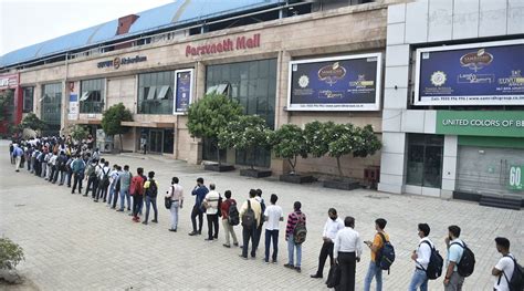 Day 1 Of 100 Metro Seating Winding Queues Outside Major Stations Delhi News