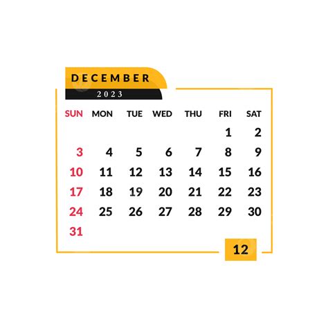 December Calendar Year 2023 December December Calendar December 2023