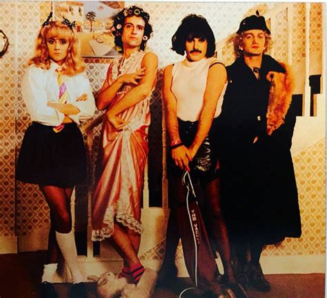 E i've fallen in love. Queen in drag for "I Want to Break Free". Roger Taylor has ...