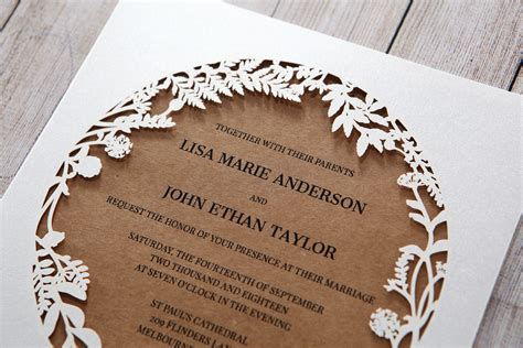 Modern Rustic Wedding Invitations Catherine Teds Modern And Rustic Faux Bois Wedding