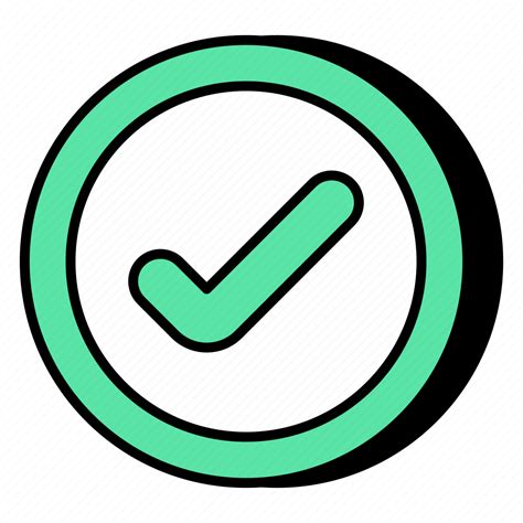 Verified Approved Tick Mark Tick Sign Tick Symbol Icon Download