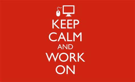Keep Calm And Work On Ideas To Lower Stress In The Office