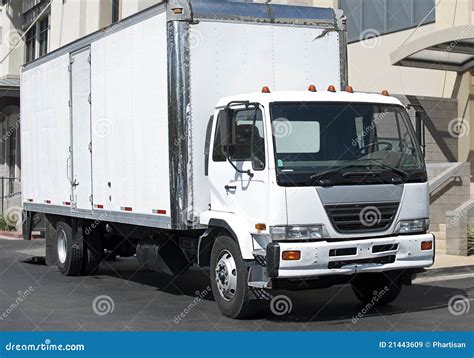 White Delivery Truck Royalty Free Stock Images Image 21443609