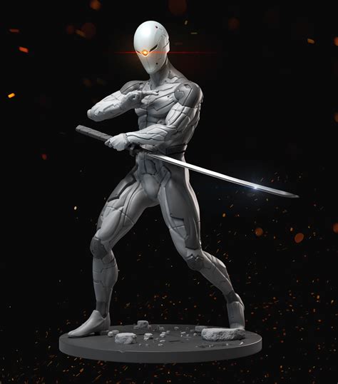3d File Gray Fox Metal Gear Solid・3d Printing Design To Download・cults
