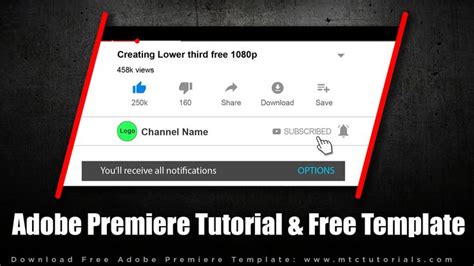 Subscribe Button And Bell Icon Intro Download Green Screen Video And