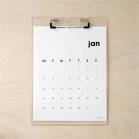 My Unfinished Home Calender Design Minimalist Calendar Calendar