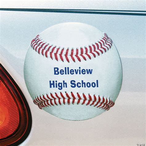 Baseball Personalized Car Magnets Oriental Trading