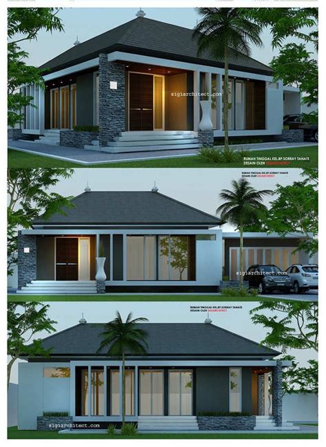 Contoh desain fasad rumah minimalis 2 lantai (rumah tingkat). desain rumah 1 lantai_Minimalis Modern | Desain rumah ...