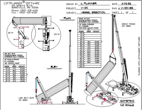 Crane Lift Plan Worksheet Headret