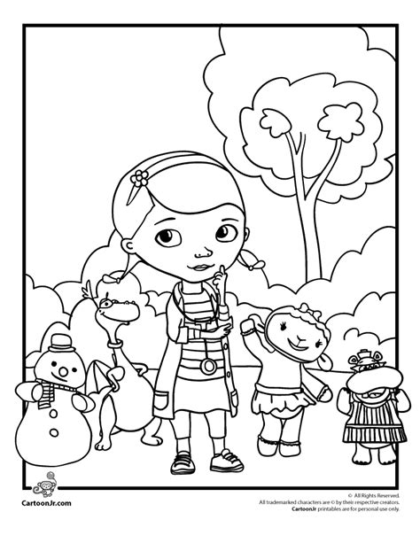 For boys and girls, kids and adults, teenagers and toddlers, preschoolers and older kids at school. Doc McStuffins Coloring Pages - Plus She is a Great Role ...