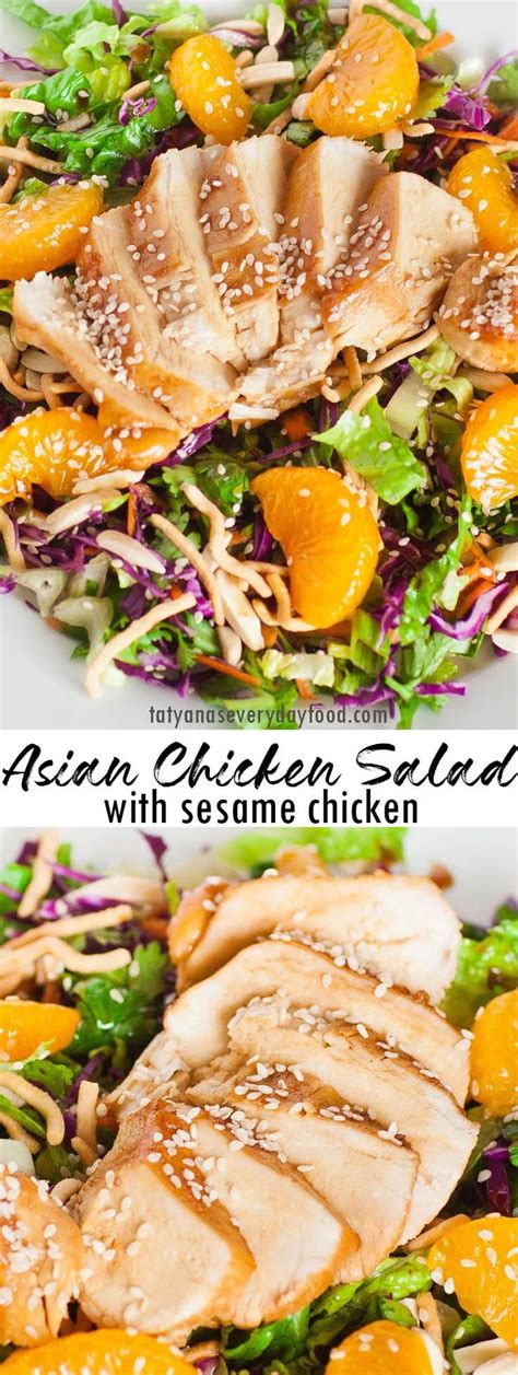 Easy Asian Chicken Salad Video Tatyanas Everyday Food