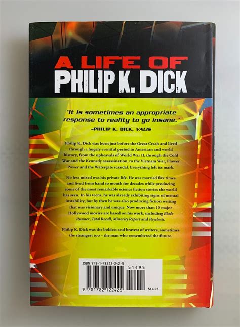 a life of philip k dick the man who remembered the future by anthony peake hc 9781782122425 ebay