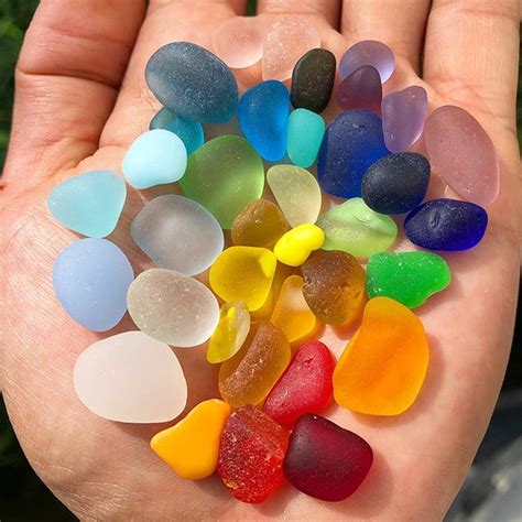 Smooth Rainbow Sea Glass Oddlysatisfying
