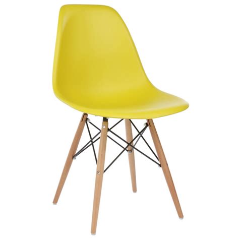 Choose from contactless same day delivery, drive up and more. Set of 4 Eames Style DSW Molded Dark Yellow Plastic Dining ...
