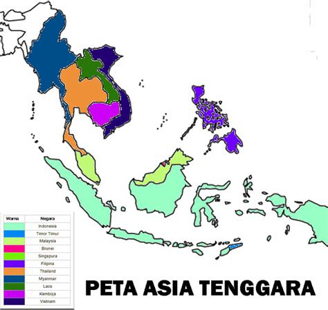 Peta Asia Tenggara Hitam Putih Gambar Peta Indonesia Lengkap Gambar Riset