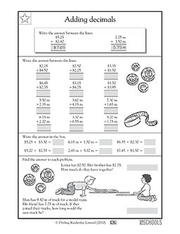 5th grade math worksheets for fifth graders to practice math problems on: NPS MedicineWise: Case studies printable math homework for ...