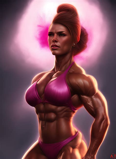 Fbb Female Bodybuilders Muscular Women Anime And Other Art