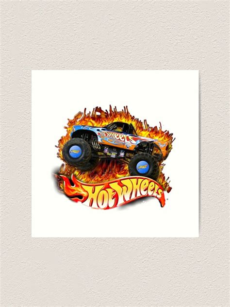 Hot Wheels Art Print For Sale By Emilylao Redbubble