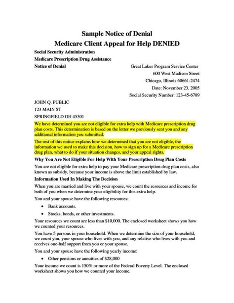 Sample Medicaid Appeal Letter Download Printable Pdf Templateroller