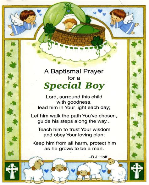 Baptism Prayer Boy Catholic Prints Pictures Catholic Pictures