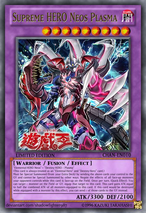 We did not find results for: Supreme HERO Neos Plasma in 2020 | Custom yugioh cards ...