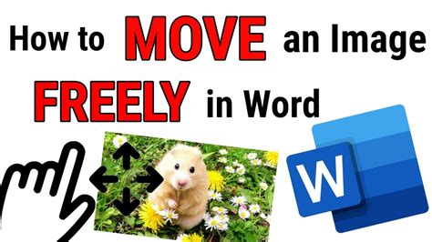 How To Move An Image In Microsoft Word Freely Youtube