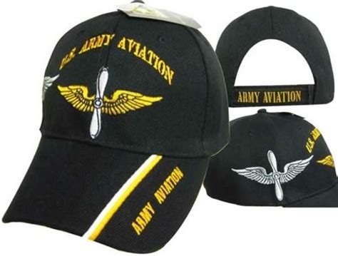 Us Army Aviation Cap Embroidered Caps Army Aviators Army Colors