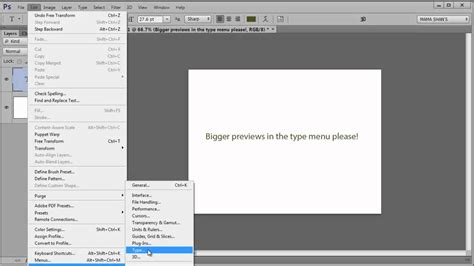 Adobe photoshop's image size dialog box contains settings that enable you to resize an image to specific dimensions or to percentages of its. Photoshop CS6 - BIGGER TYPE PREVIEWS - YouTube