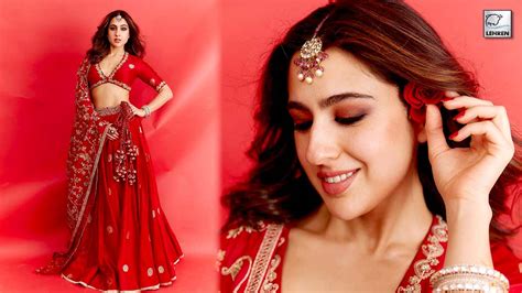 Sara Ali Khan Looks Red Hot And Spicy At Lakme Fashion Week