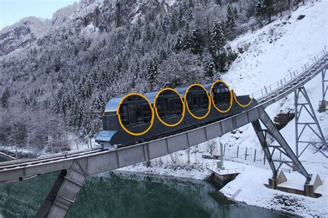 Stoosbahn - World's steepest funicular railway opens in Switzerland
