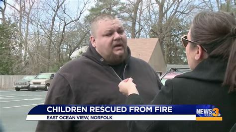Children Rescued From Fire Youtube