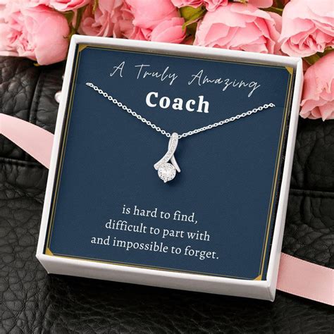 Coach Gift Gift For Coach Necklace A Truly Amazing Coach Etsy