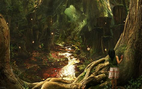 Fairy Tale Forest Forest Fantasy Fairy Hd Wallpaper Peakpx