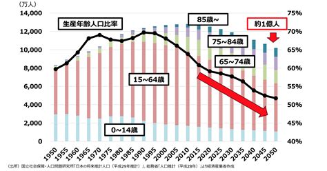 日本の2050年までの人口動態の変化：『ビジネス2 0』の視点：オルタナティブ・ブログ