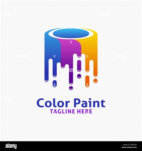 Color Paint Logo Design Stock Vector Image And Art Alamy