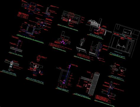 General Details Of Facilities Dwg Plan For Autocad Designscad