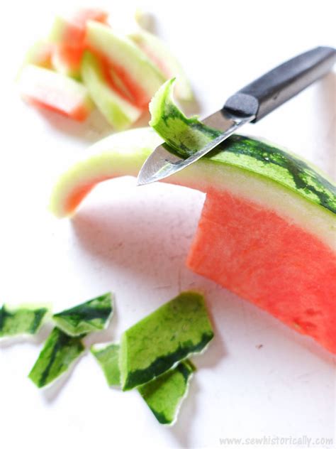 15 Watermelon Rind Recipes Sweet And Savory Sew Historically