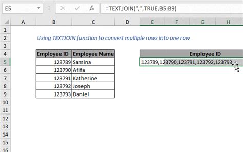 How To Convert Multiple Rows To Single Row In Excel Best Solutions