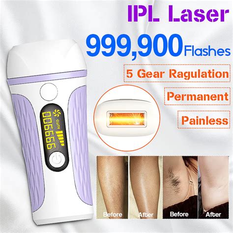 Ipl Hair Removal For Women Permanent Laser Hair Removal 999 900 Flashes At Home Use Painless