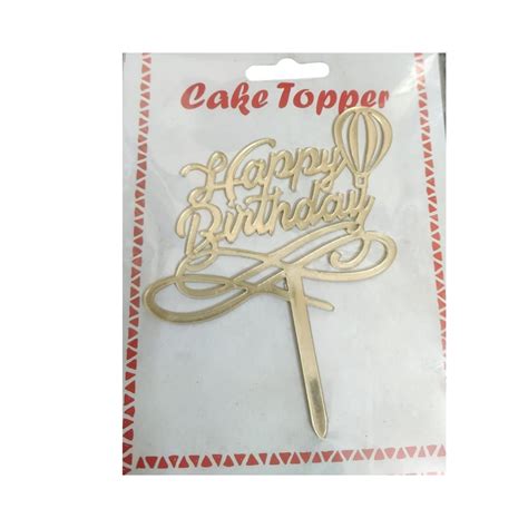 Happy Birthday Cake Topper Bakers Ki Duniya