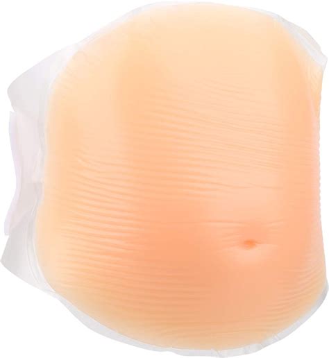GefäLschter Schwangerer Bauch Silikon KüNstlicher Bauch mit Strapsp Leicht Atmungsaktiv