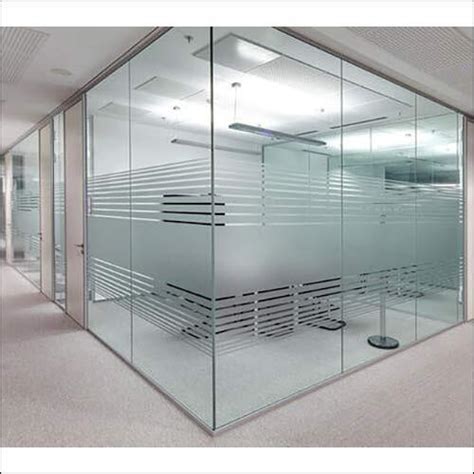 crack proof toughened glass office partitions at best price in ghaziabad arya aluminium