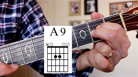A9 Open Position Guitar Chord Youtube