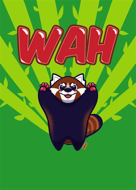 Sticker Angry Red Panda 2 — Weasyl